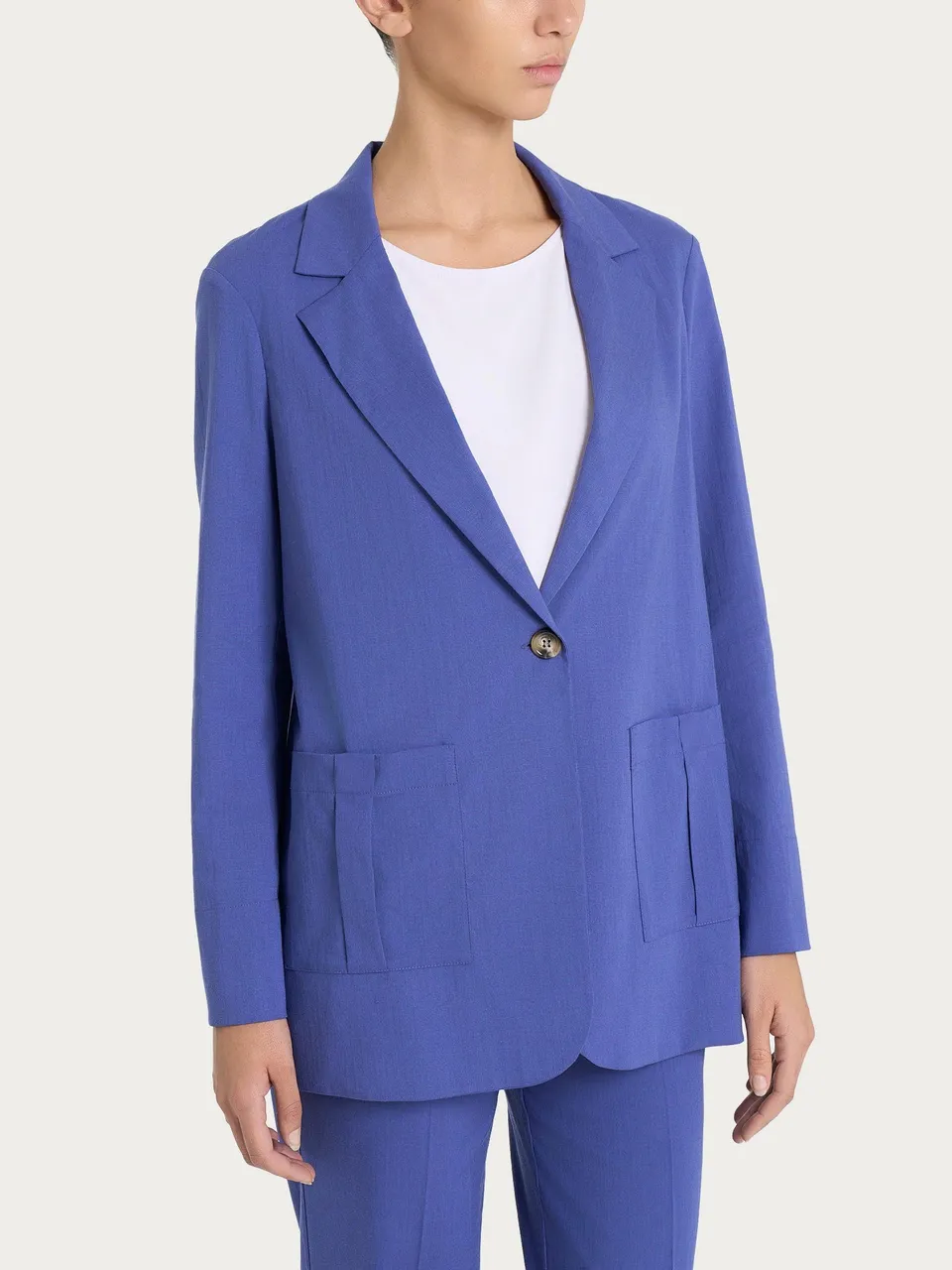 Ragno Blazer Destrutturato Super Natural Skipper Blue