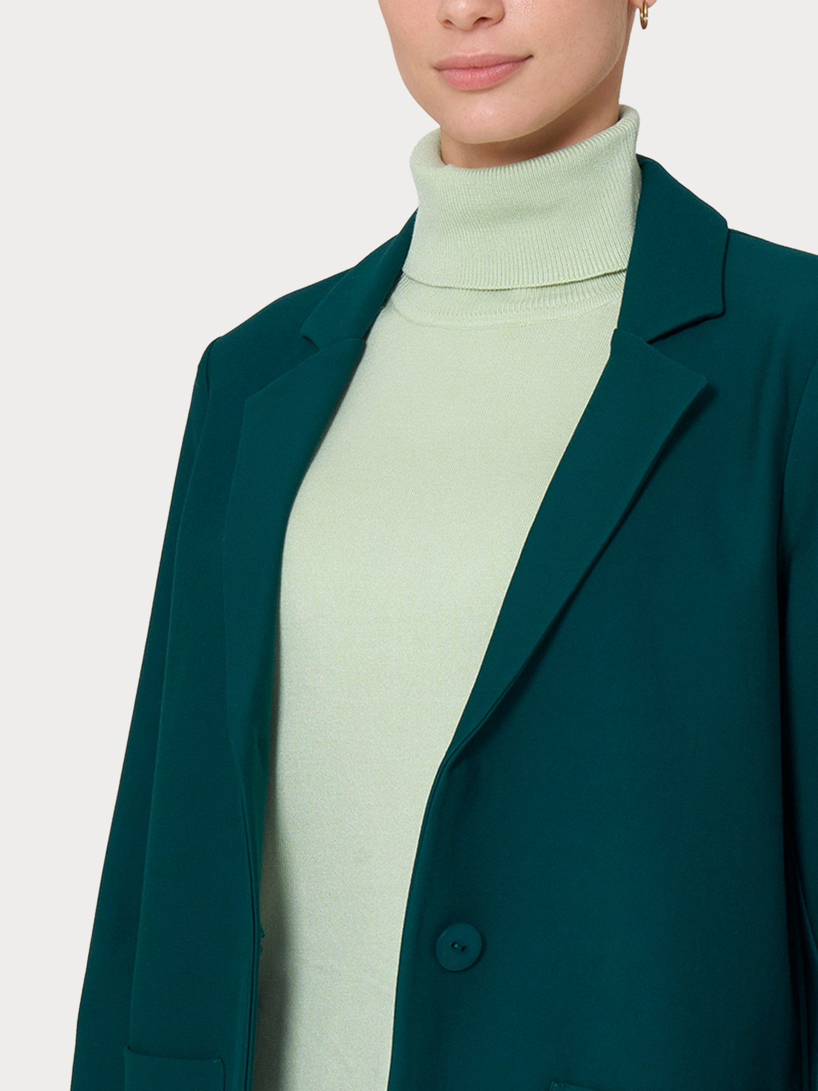 Ragno Compact Blazer destrutturato rain forest misto viscosa