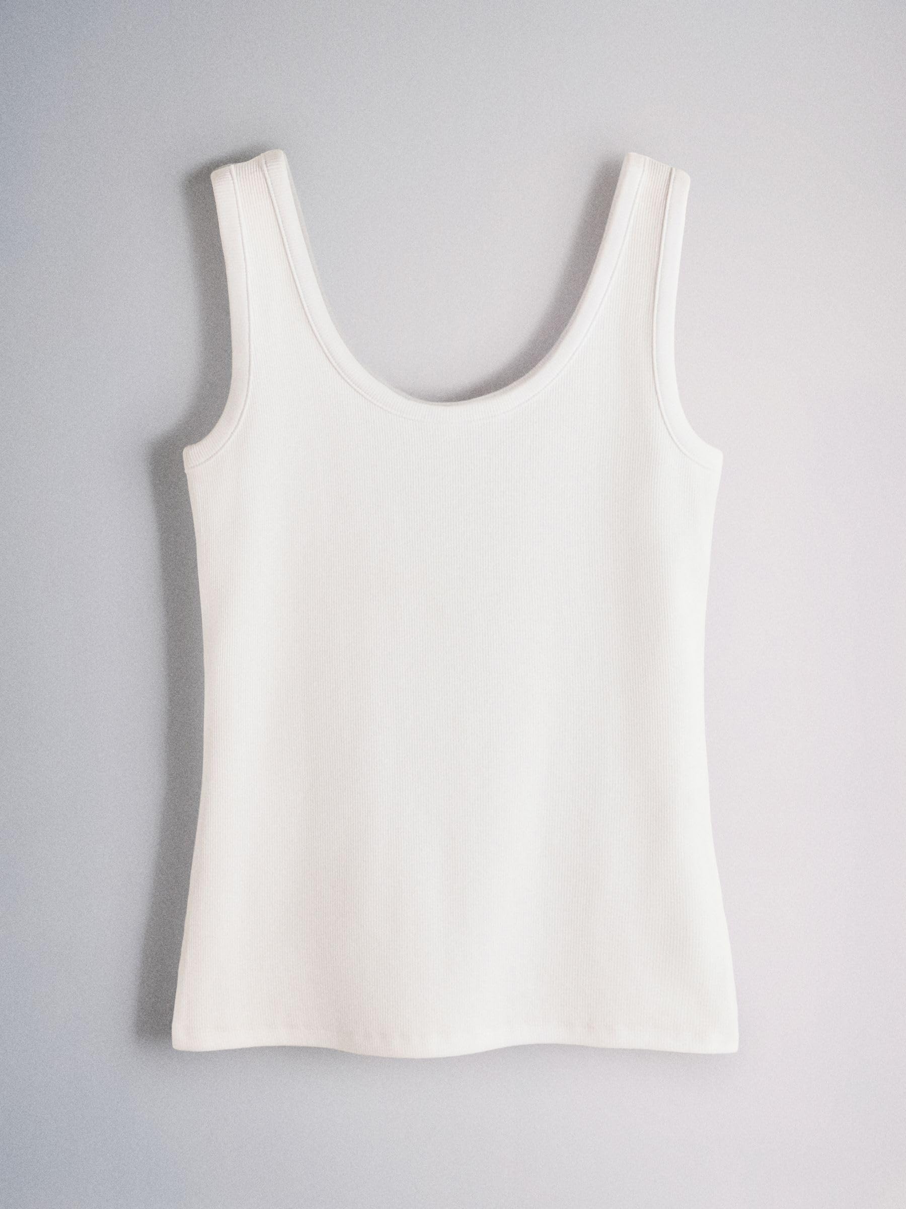 Next The Set Canotta coste donna scollo rotondo confezione 5 XL