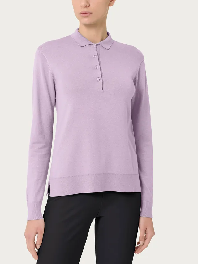 Ragno Four Seasons Polo maglia orchid petal viscosa