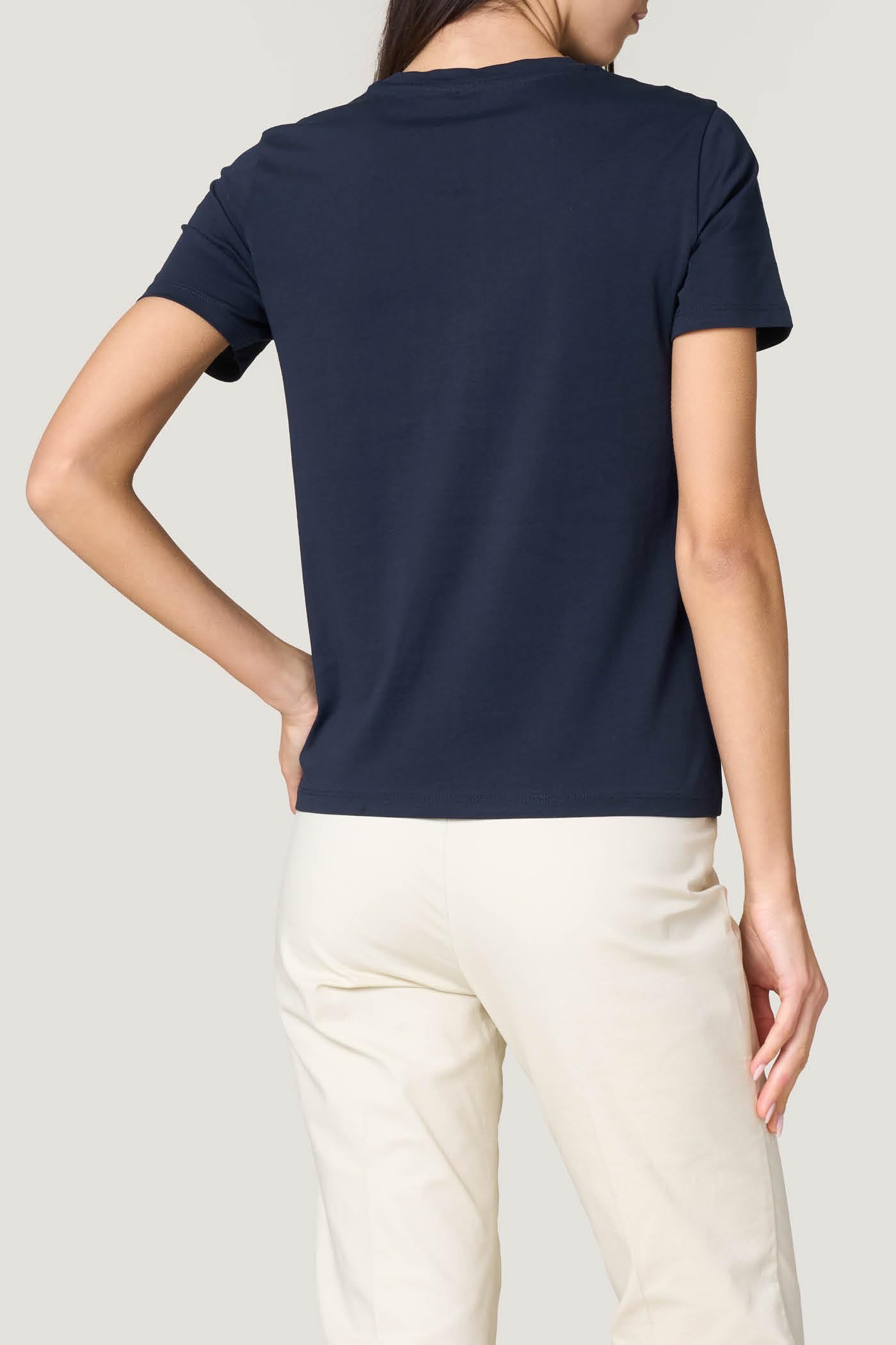 Goldenpoint t shirt donna cotone manica corta uso quotidiano