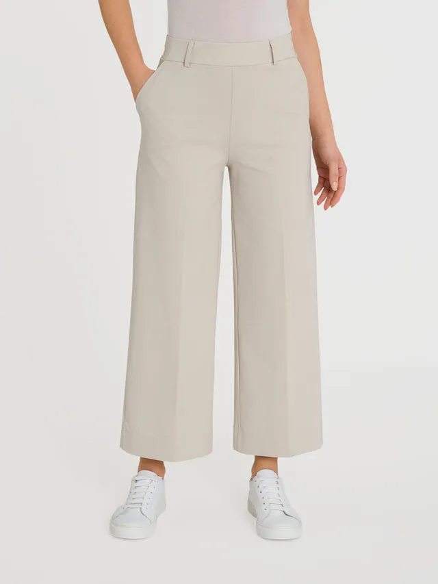 Ragno Compact Light Pantalone Cropped Champignon tasche