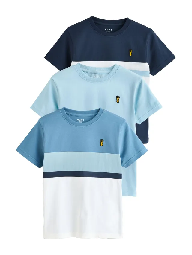 Next Ragazzo 3 T-Shirt Blocchi Colore 128 regular