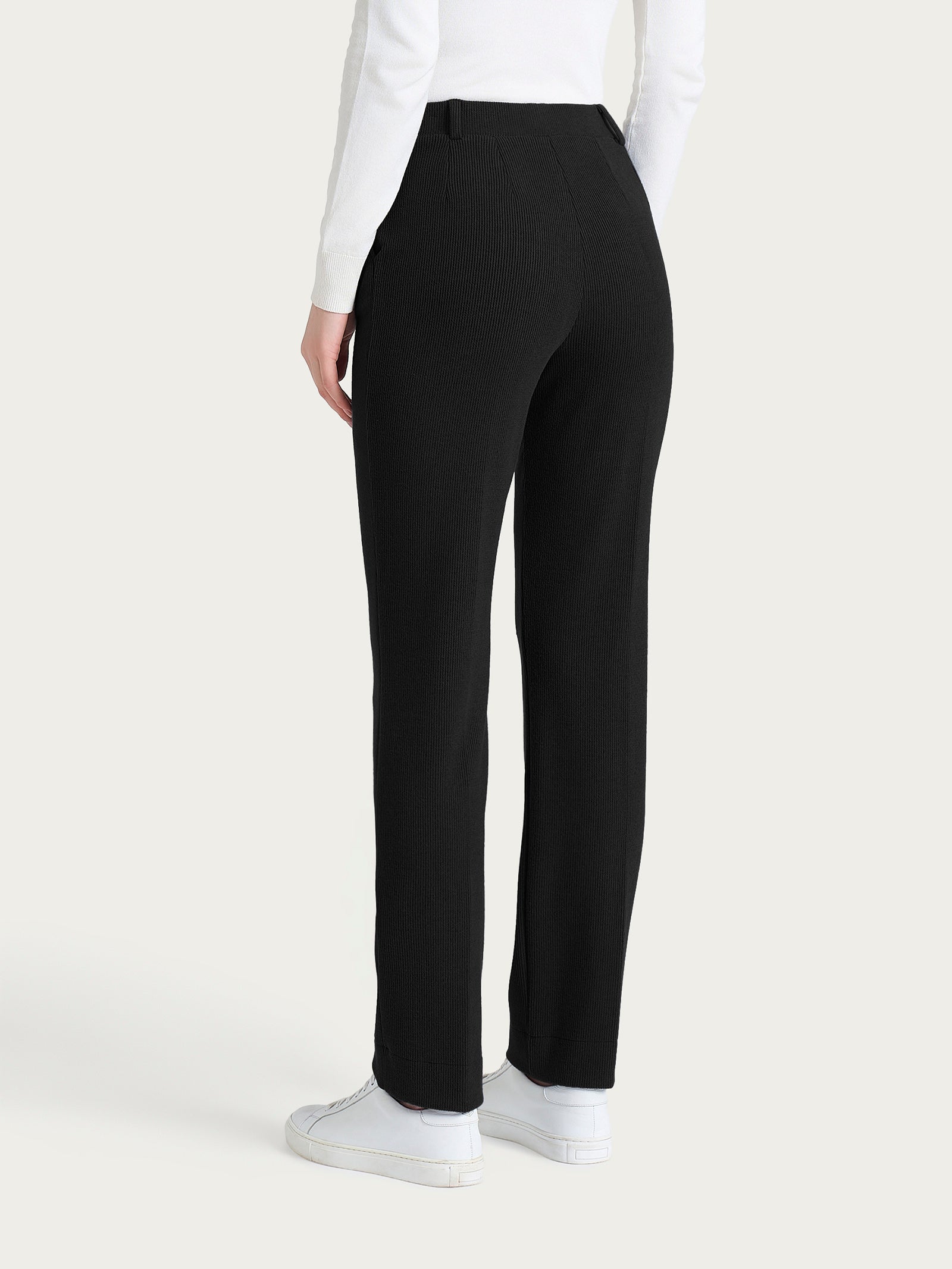 Ragno Velvet pantalone dritto Nero tasche straight leg caldo