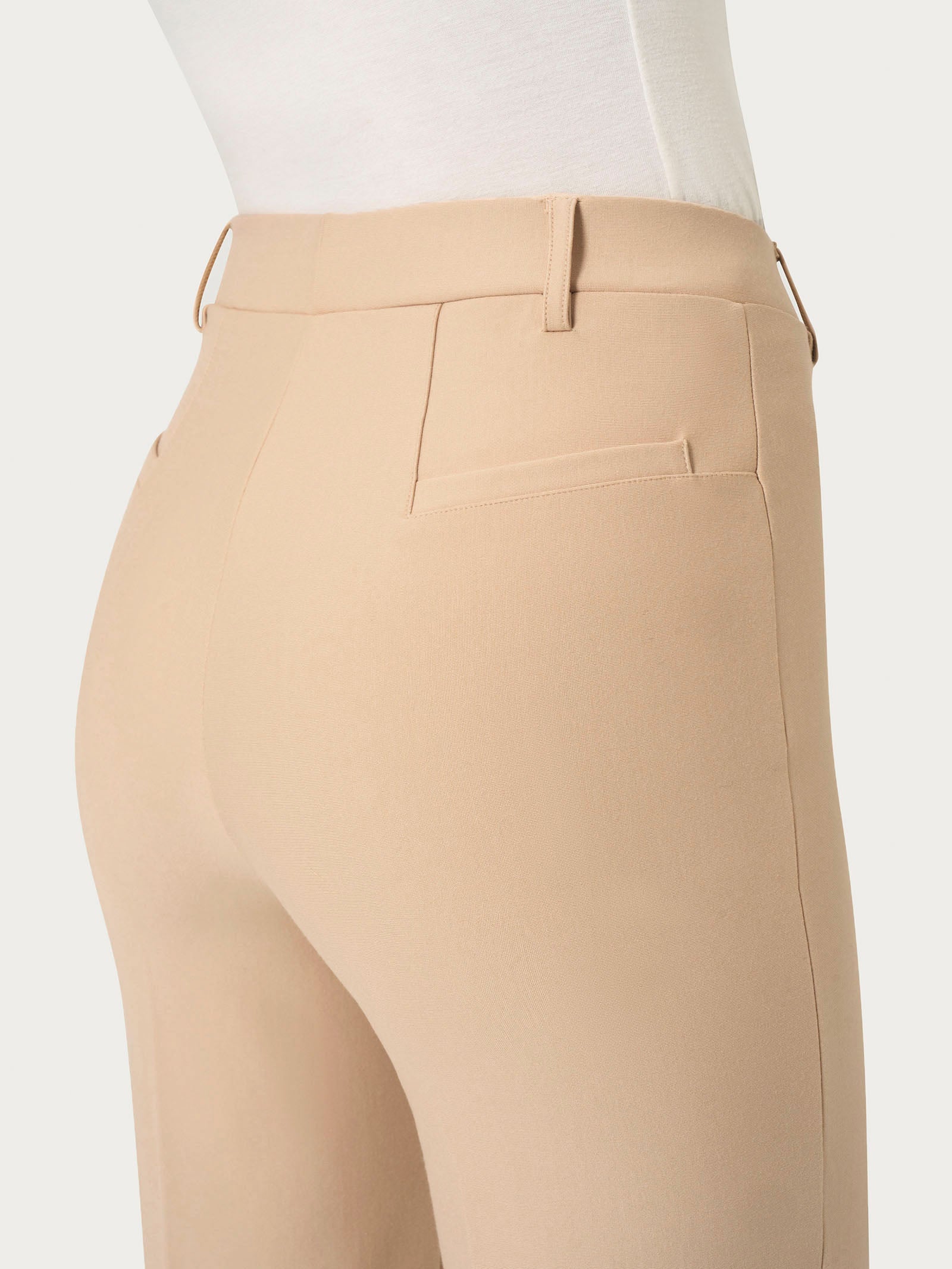 Ragno Compact The Wide Leg Pantalone Ampio pantalone irish cream