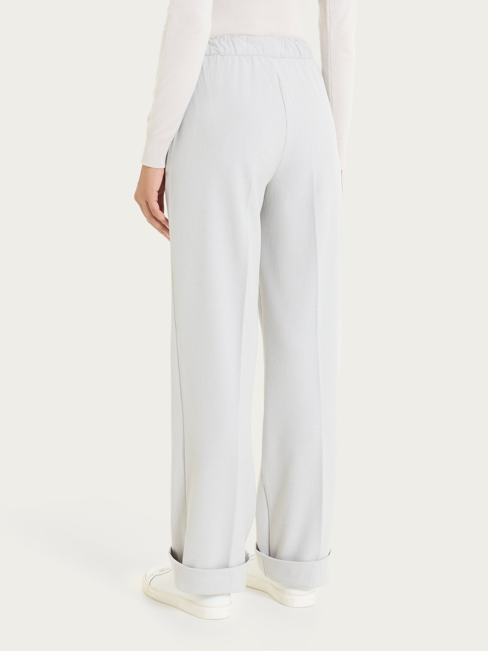 Ragno Compact pantalone donna Ghiaia Mel flanella calda