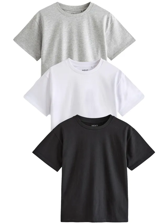 Next t-shirt bambina oversize misto cotone 3 pezzi 8 anni