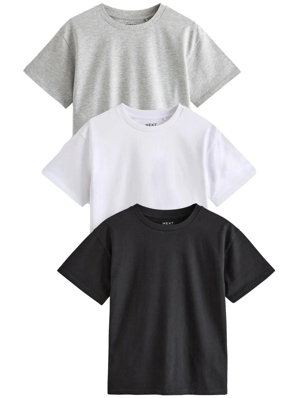 Next t-shirt bambina oversize misto cotone 3 pezzi 8 anni