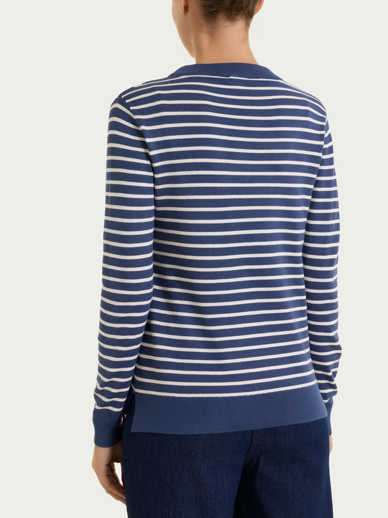 Ragno Four Seasons Maglia girocollo righe Fant. Oceana viscosa