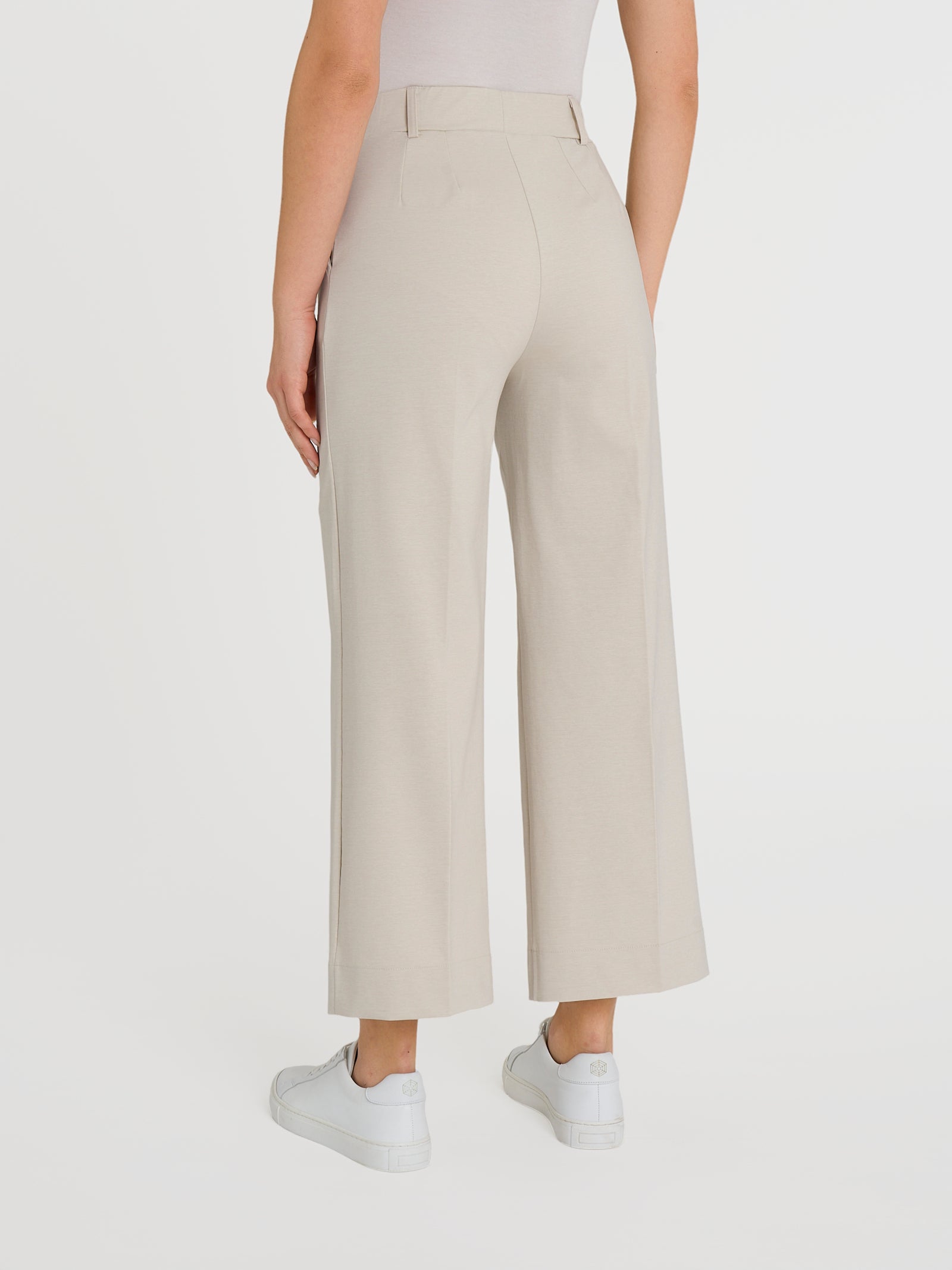 Ragno Compact Light pantalone ampio caviglia Champignon tasche elasticizzato