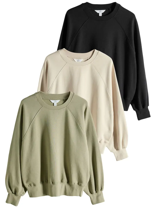 Geo Next The Set felpe donna girocollo maniche raglan da 3