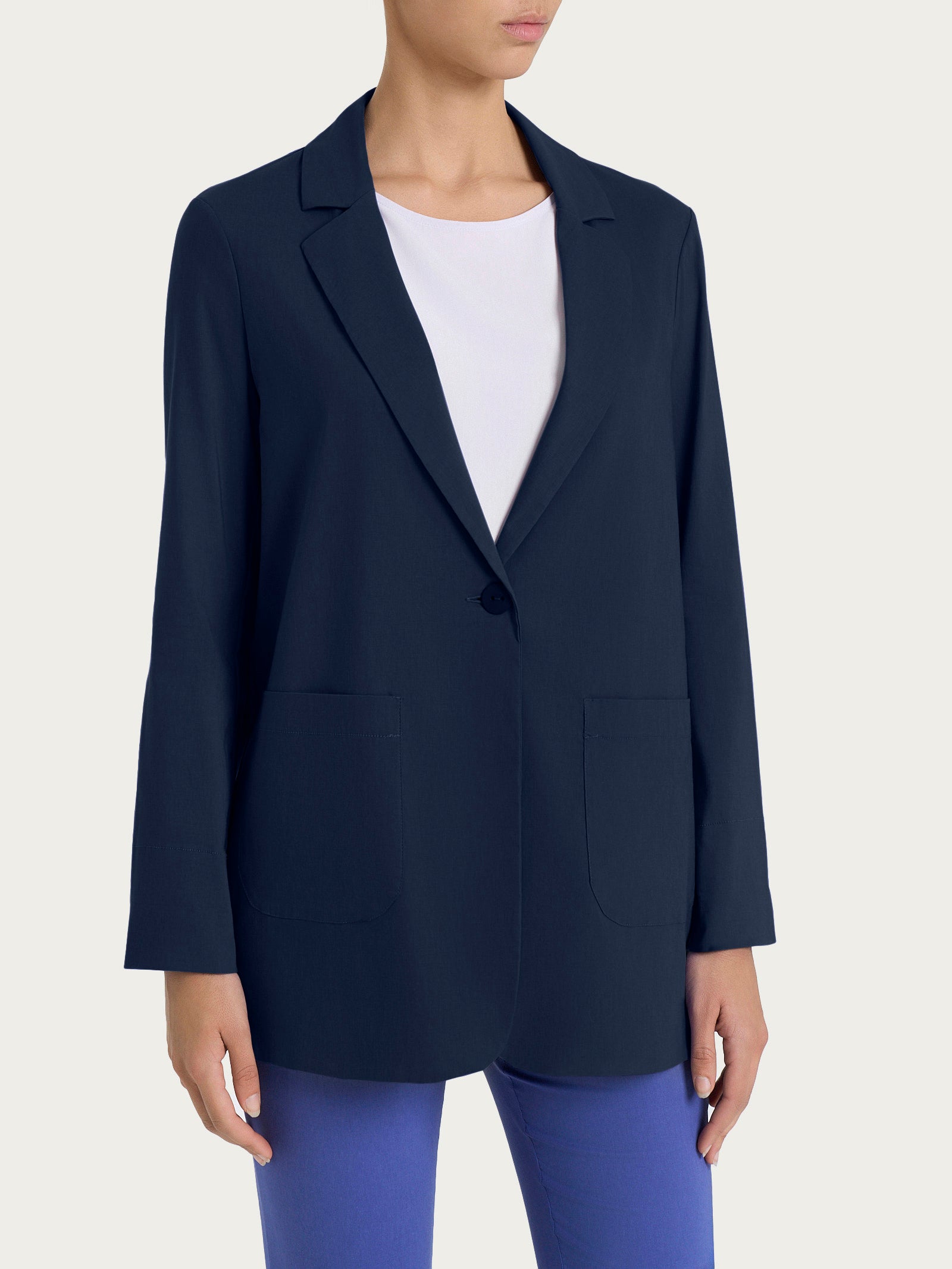 Ragno Super Fresh Blazer Destrutturato Blu Leggero