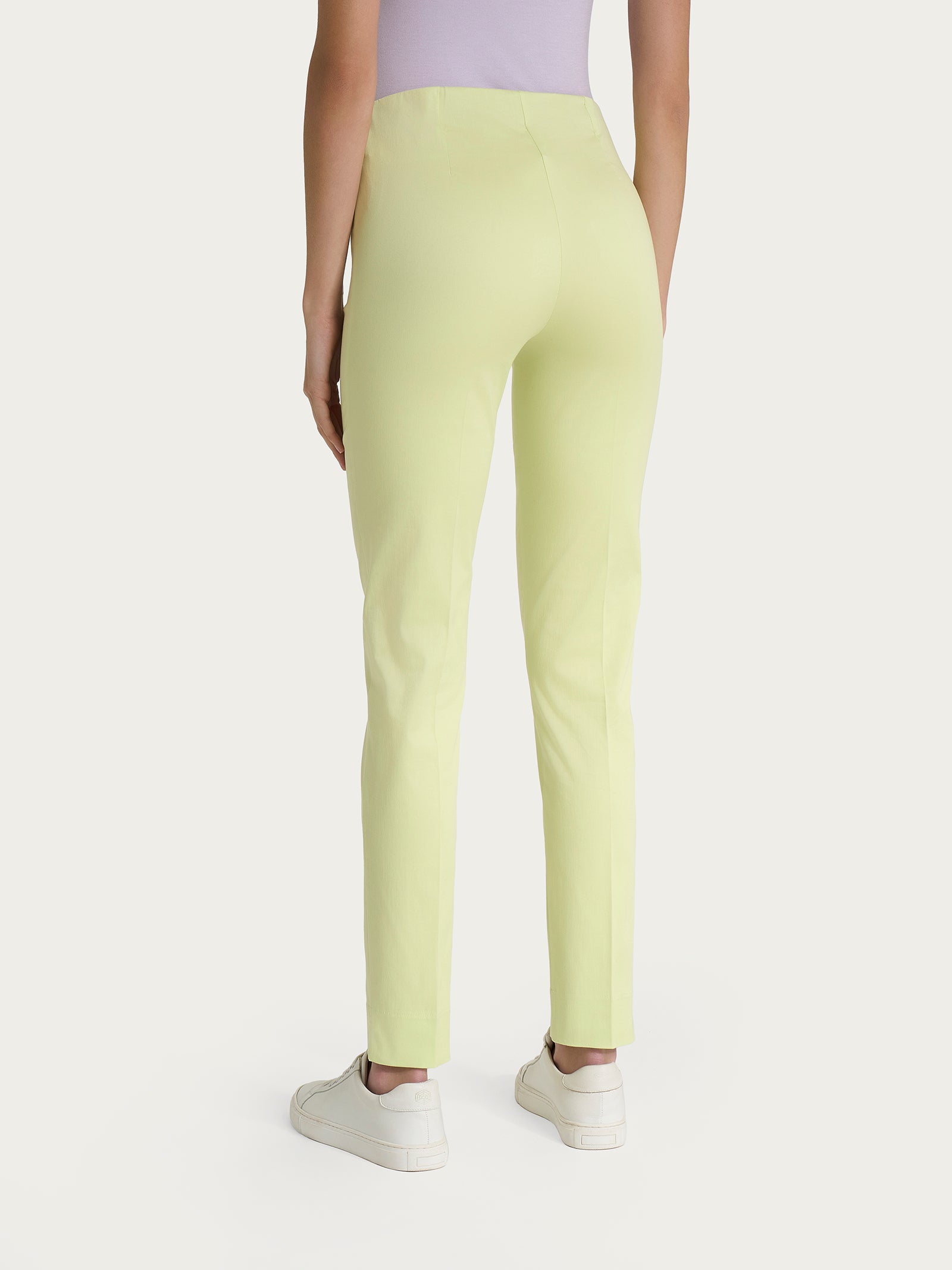 Ragno Satin Power pantalone sigaretta shadow lime