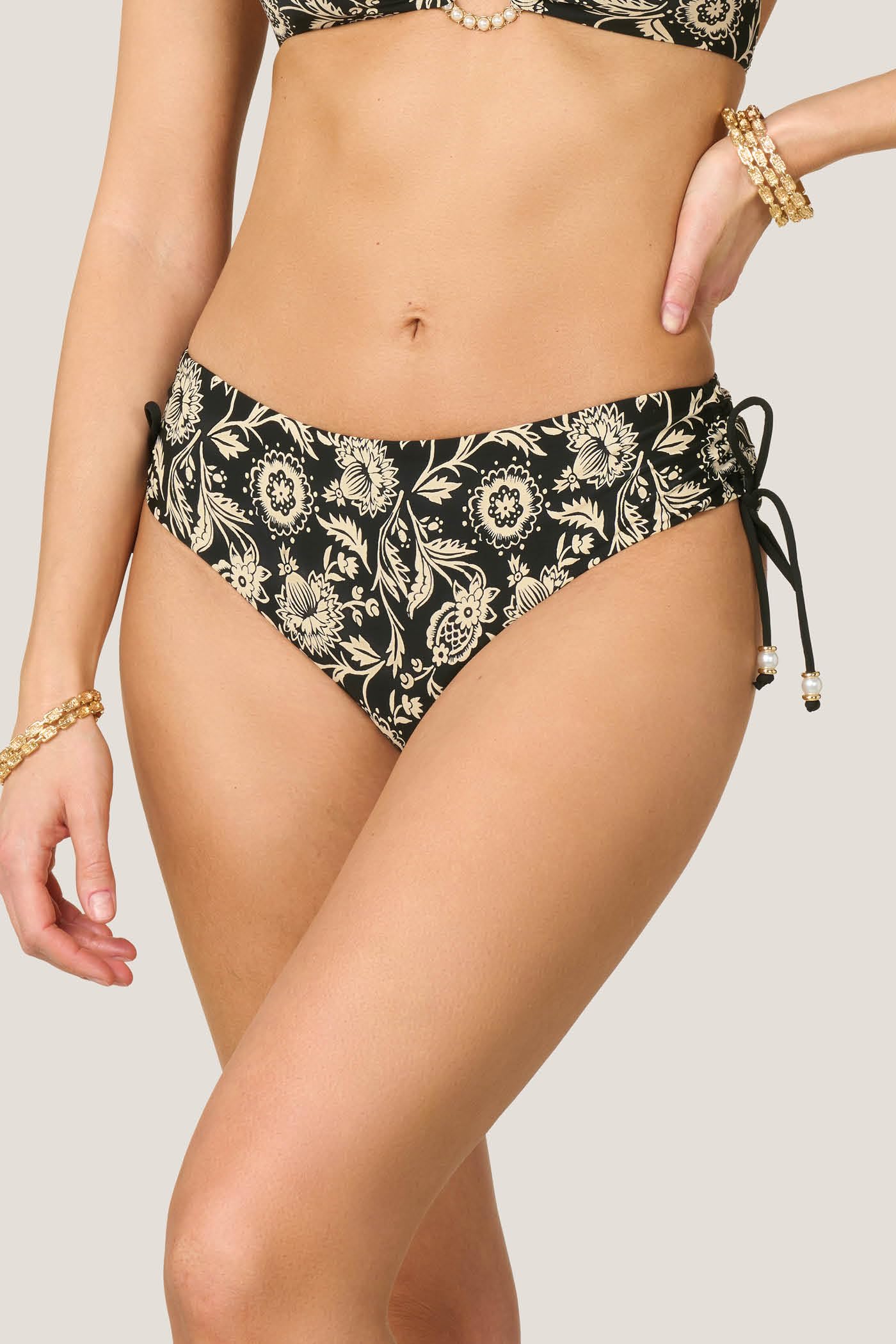 Goldenpoint Bijoux Exotic Garde slip bikini floreale