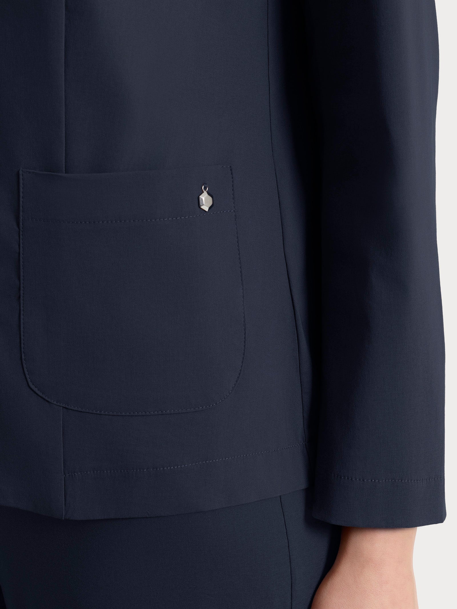Ragno Super Fresh Blazer Due Bottoni Bleu in cotone