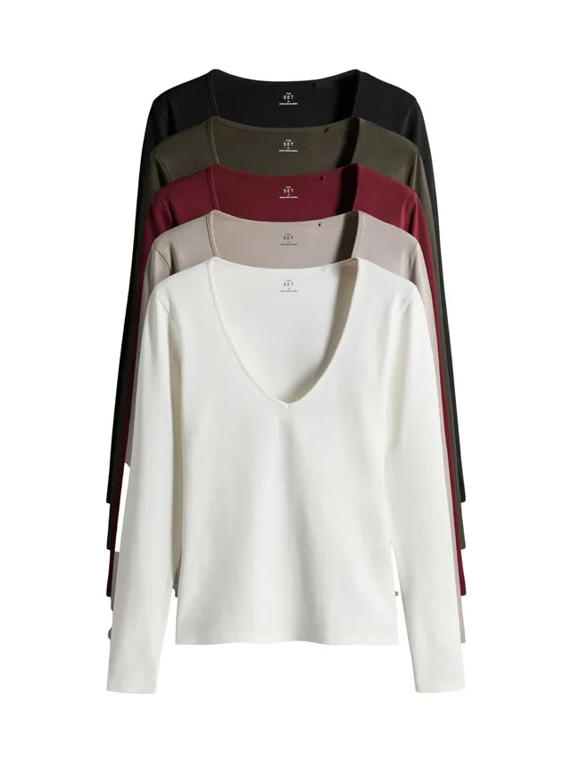 Next The Set maglia manica lunga donna 5 pezzi aderente