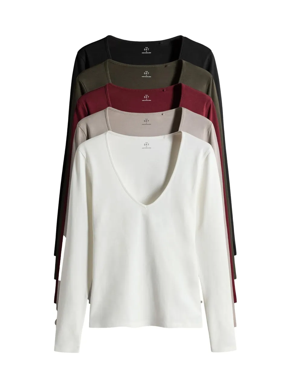 Next The Set maglia manica lunga donna 5 pezzi aderente