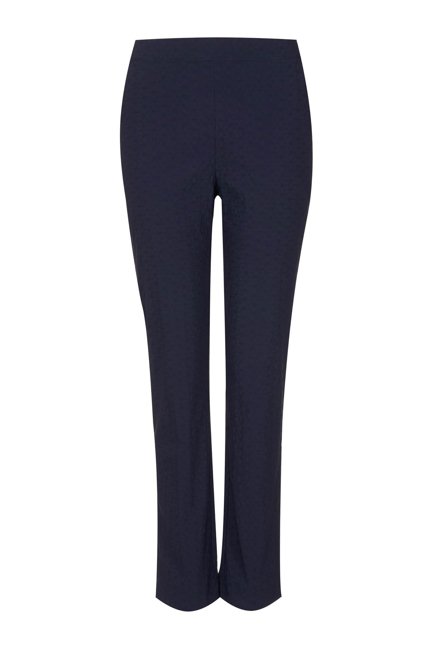 Goldenpoint Straight pantalone donna bottone bijoux nero