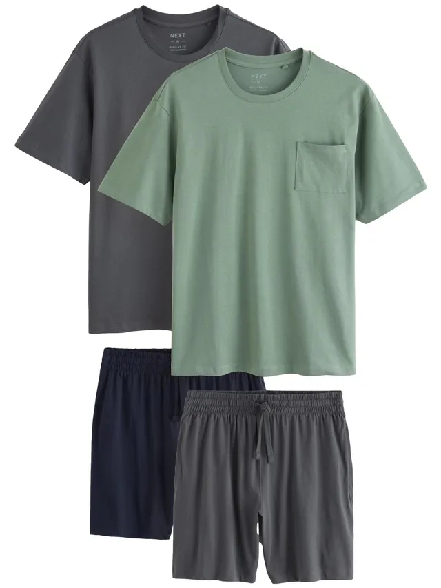 Next uomo pigiami corti jersey 2 pz