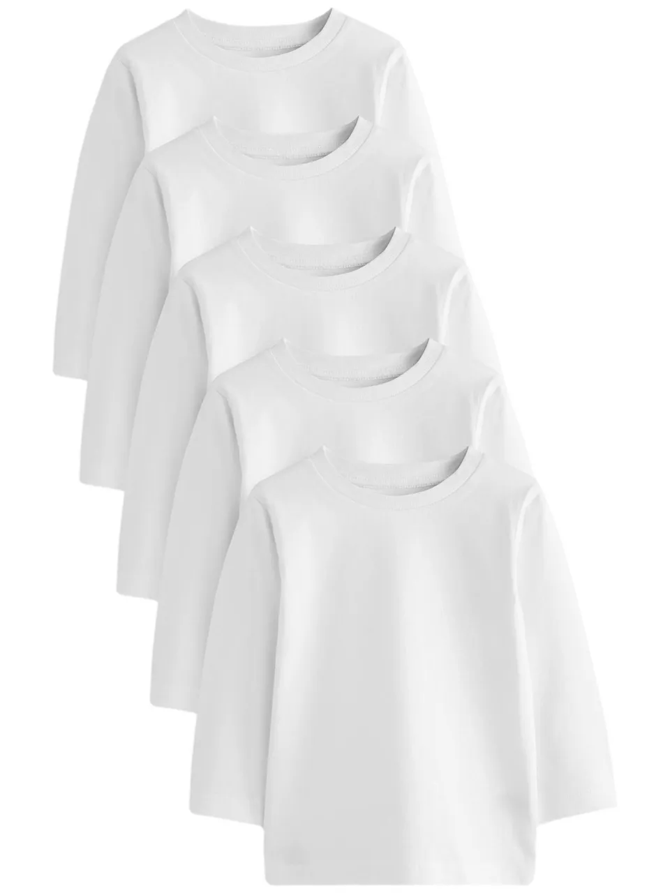 Next Magliette Manica Lunga Bambino 5 Pezzi Cotone