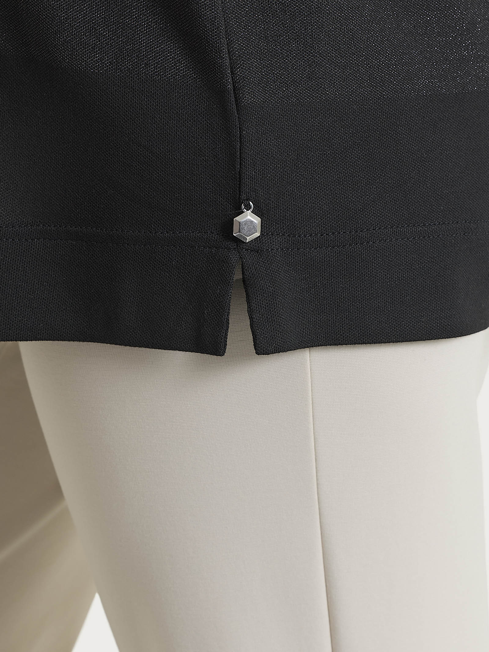 Ragno Summer Light maglietta barchetta lurex Fant.Nero