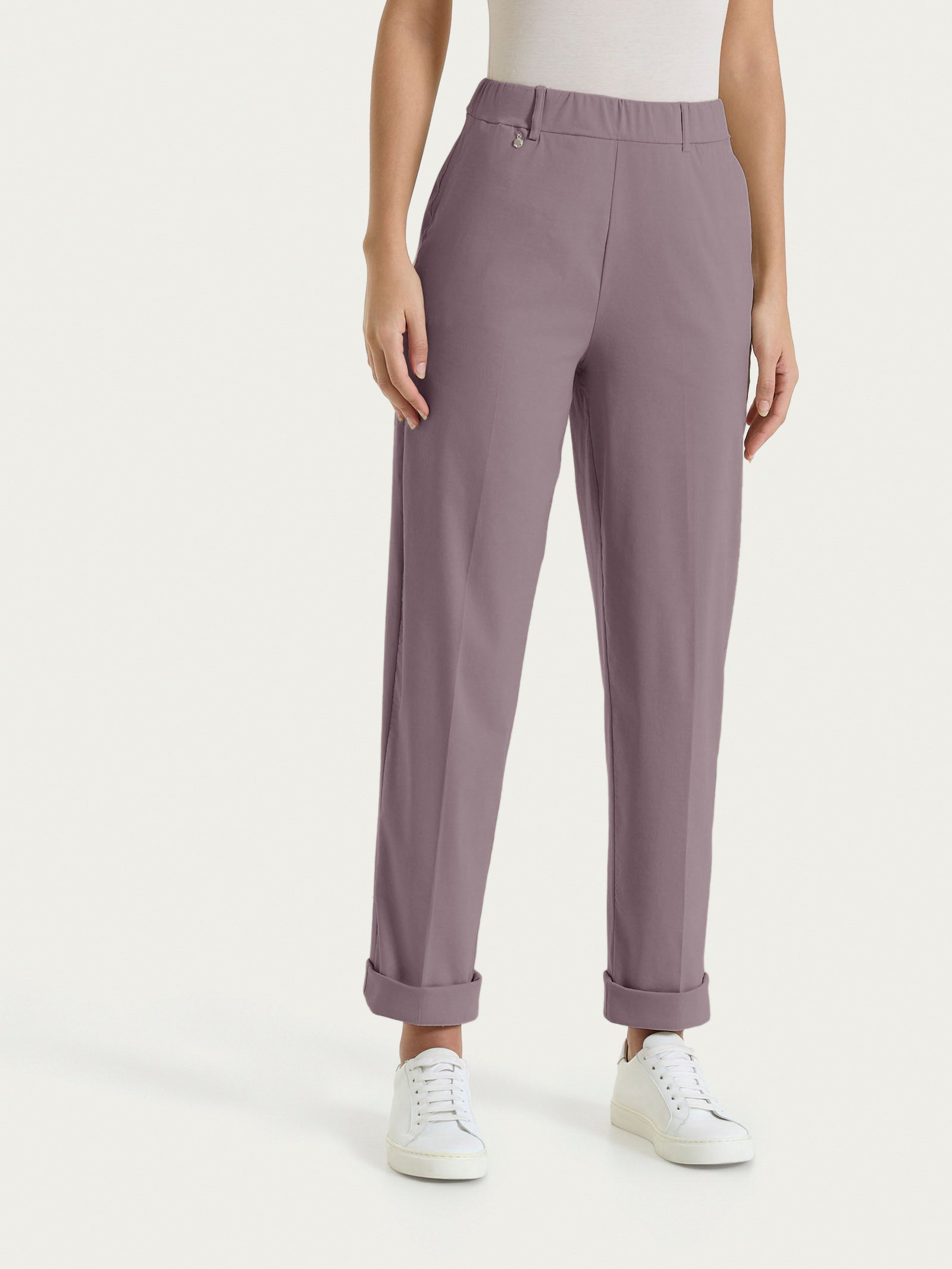 Ragno Super Fresh pantalone carota prugna cotone