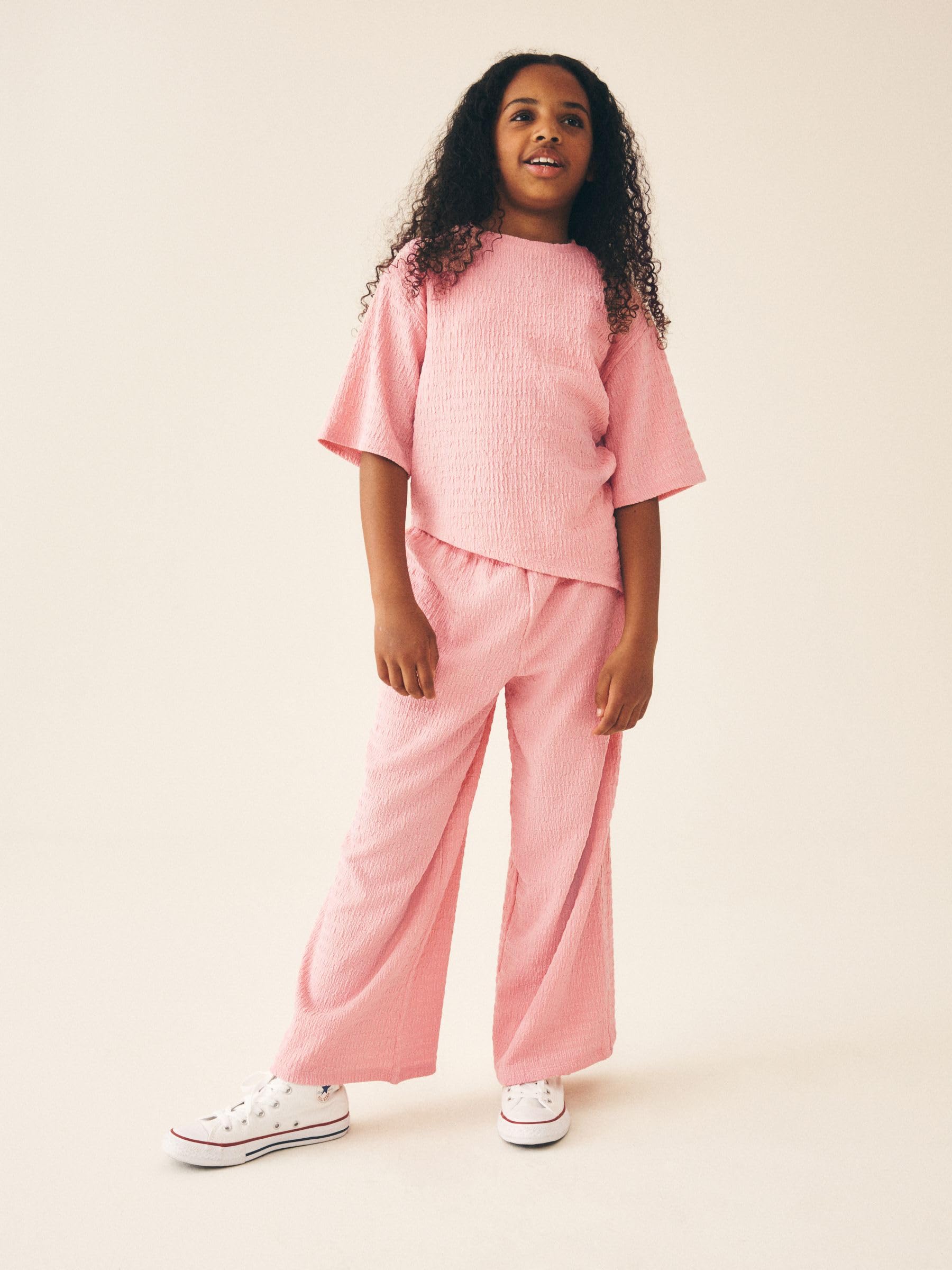 Next completo bambina 140 t-shirt pantaloni larghi