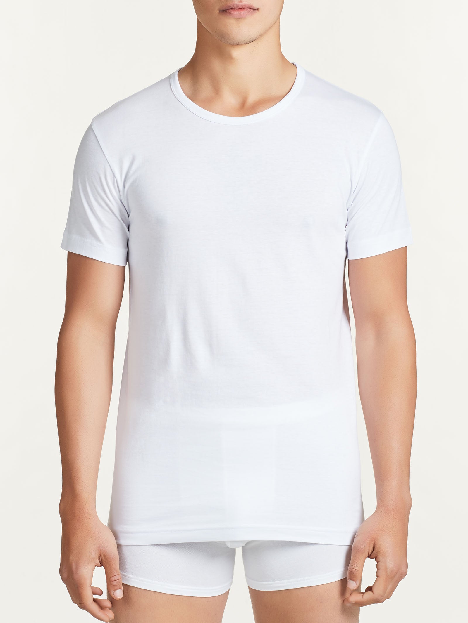 Ragno 100% Cotton Maglietta Girocollo B.co Bipack puro cotone