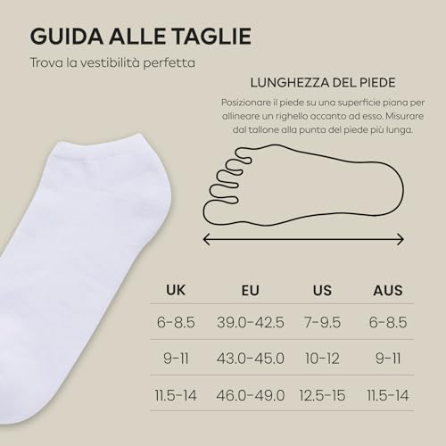Next calzini uomo bianchi cotone soletta imbottita