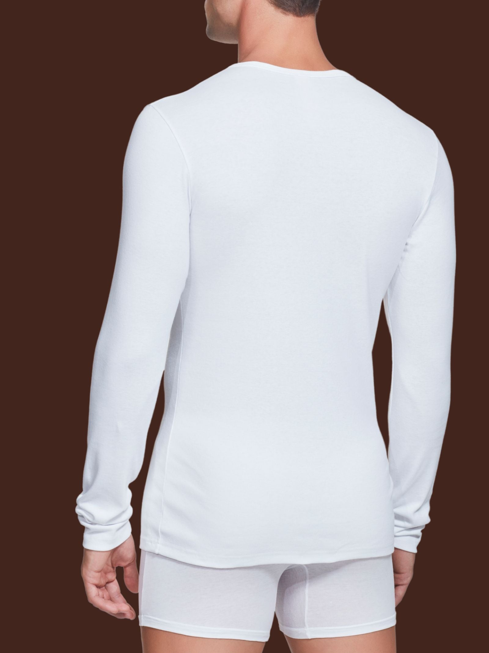 Ragno Sotto Sopra maglia girocollo uomo Bianco caldo cotone