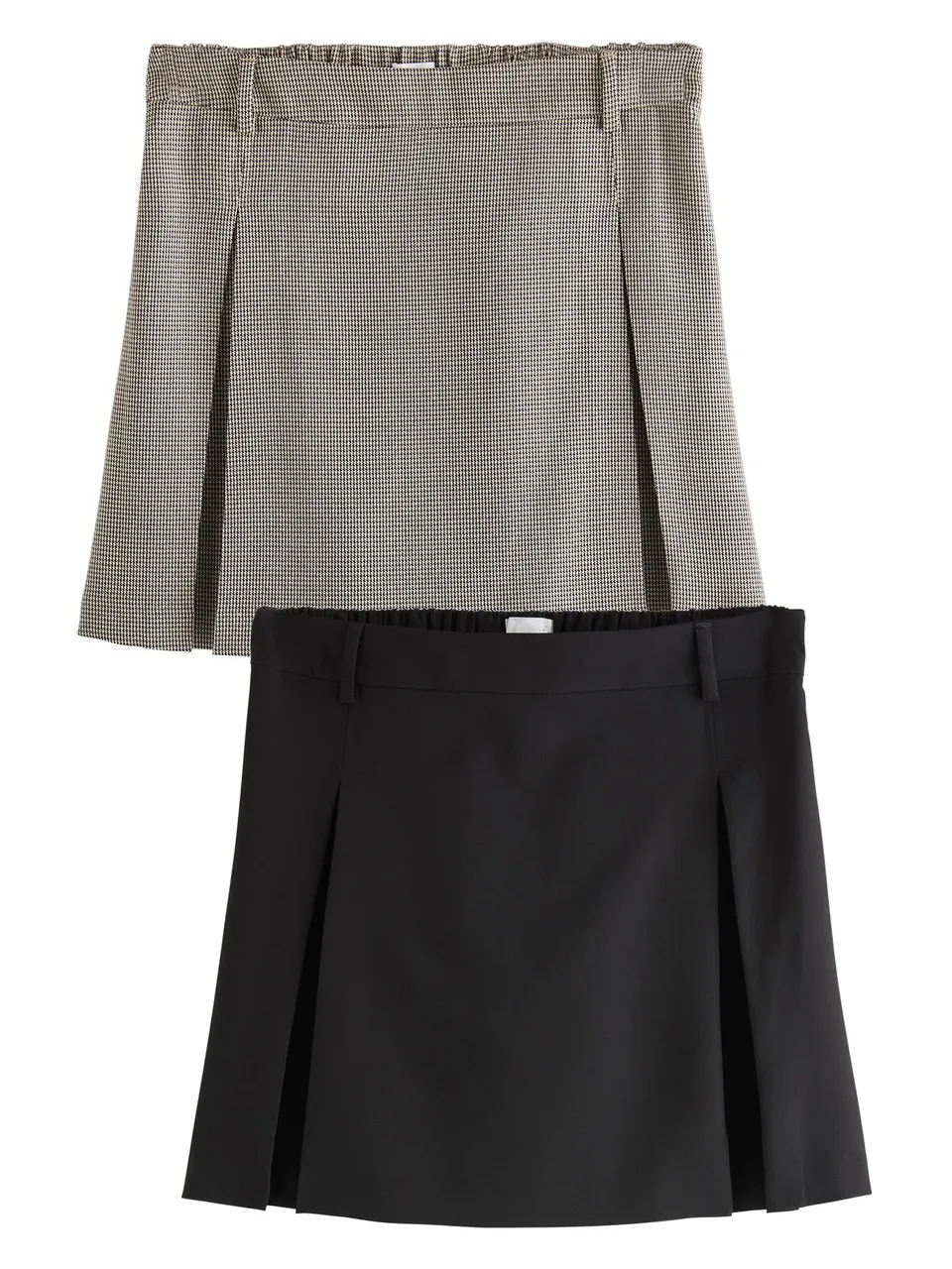 Next The Set Minigonna Donna Confezione da 2 Plissettata