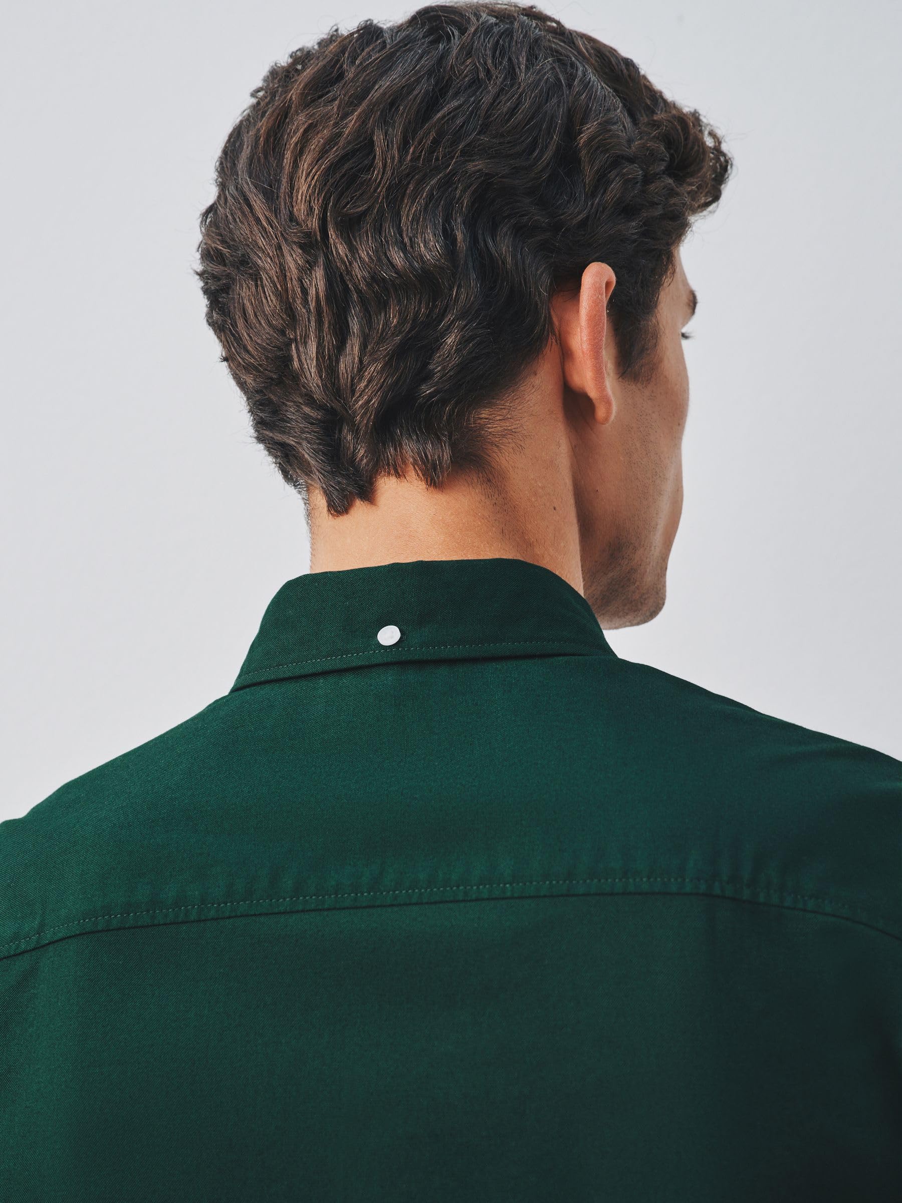 Next Oxford camicia uomo maniche lunghe vestibilita attillata