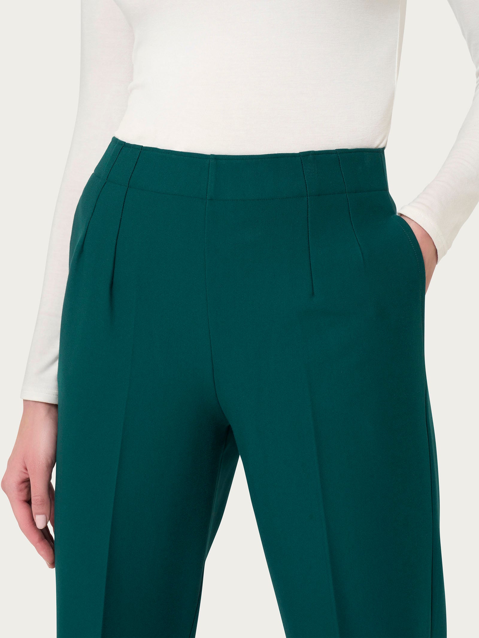 Ragno Compact pantalone dritto Rain Forest tasche