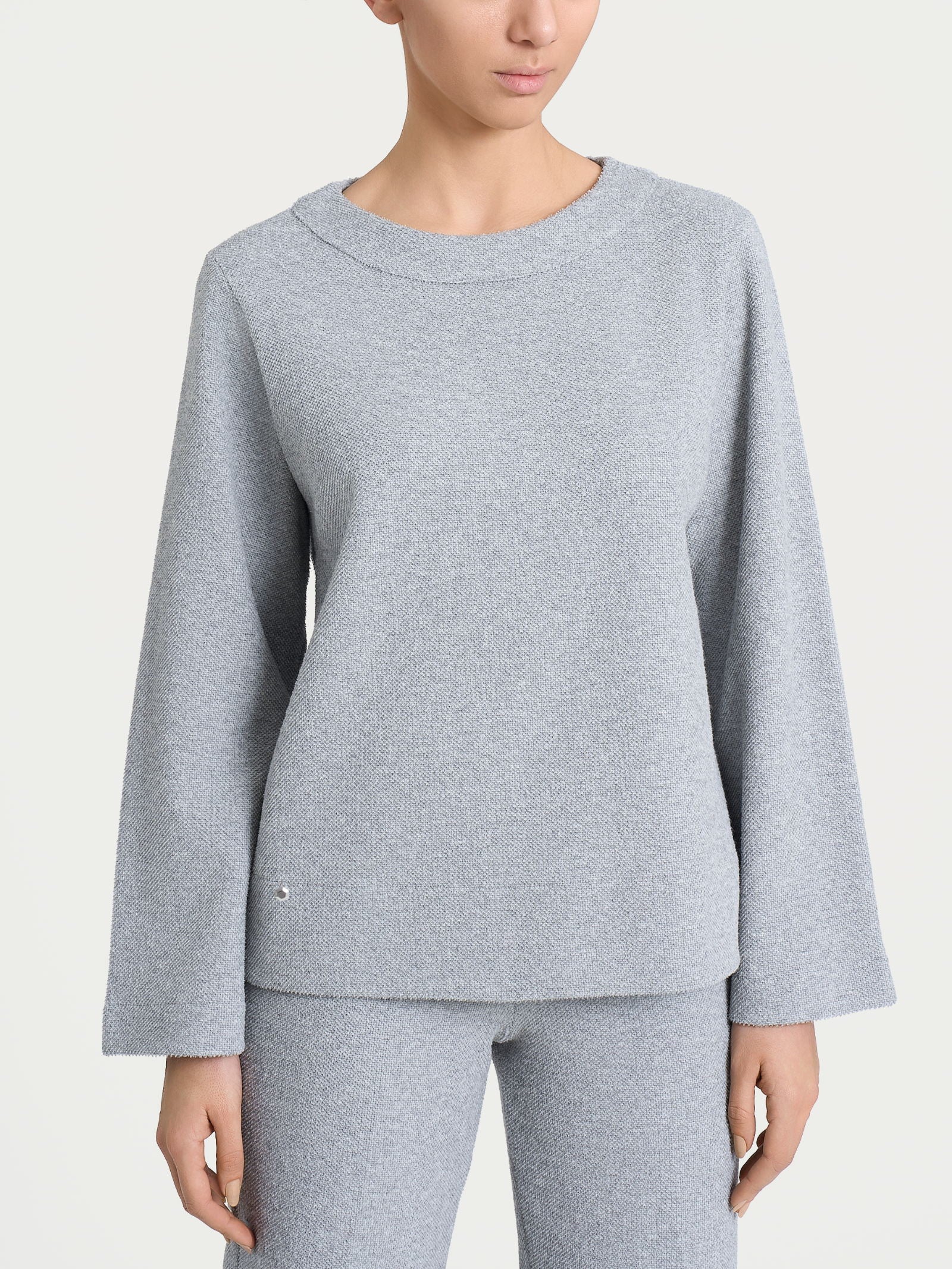 Ragno Comfort Felpa girocollo Grigio Melange