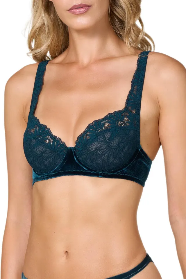 Goldenpoint Minerva Blue Jasmine reggiseno ferretto pizzo