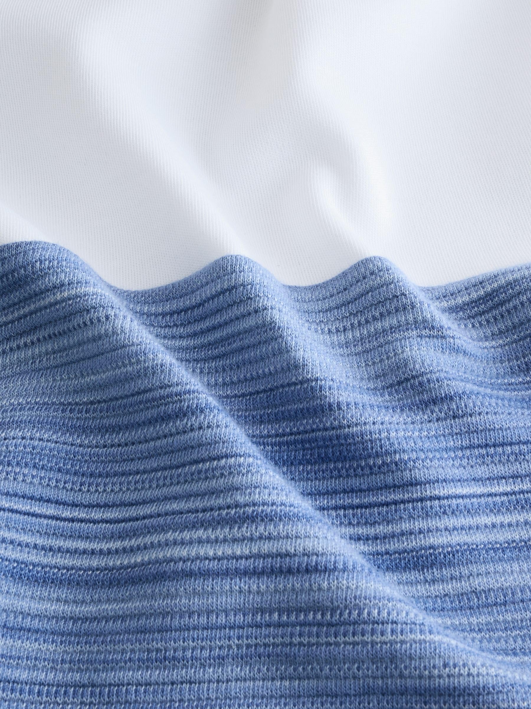 Next t-shirt uomo L a blocchi color block cotone