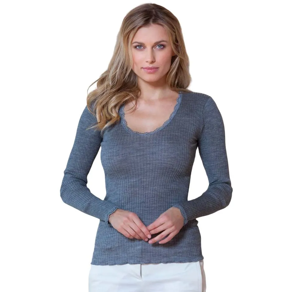 Lady C EGI 307 maglia lana microfibra manica lunga