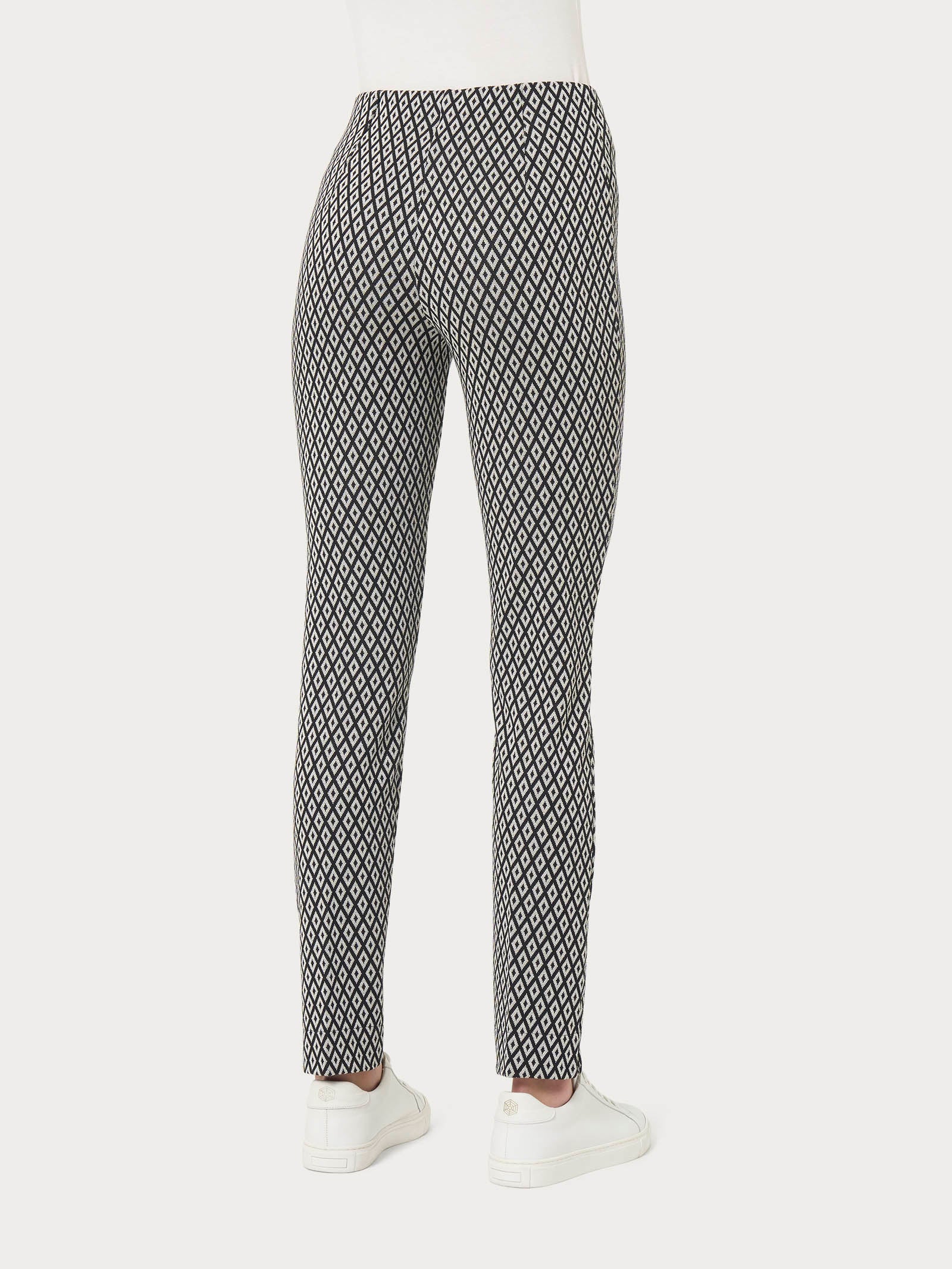 Ragno Compact Pantalone Sigaretta Eco Jacquard Fant.Nero