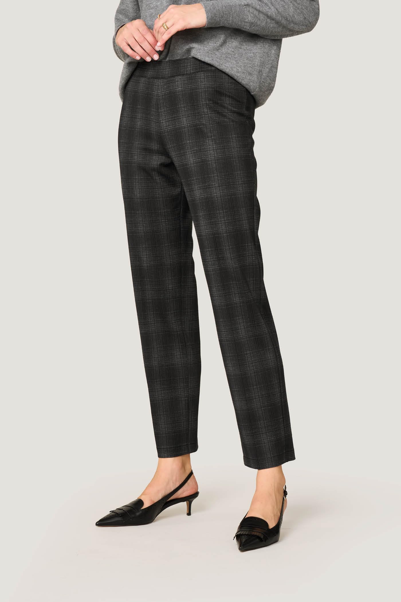 Goldenpoint Straight Pantaloni Donna Fantasia Check