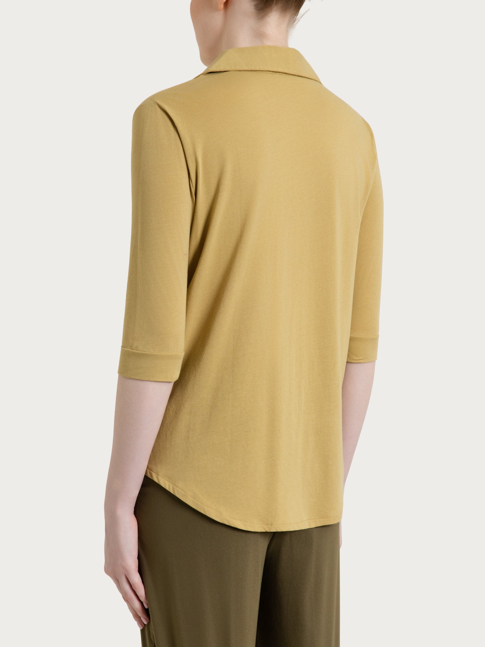 Ragno Ultralight Camicia 3/4 Khaki Cotone Regular
