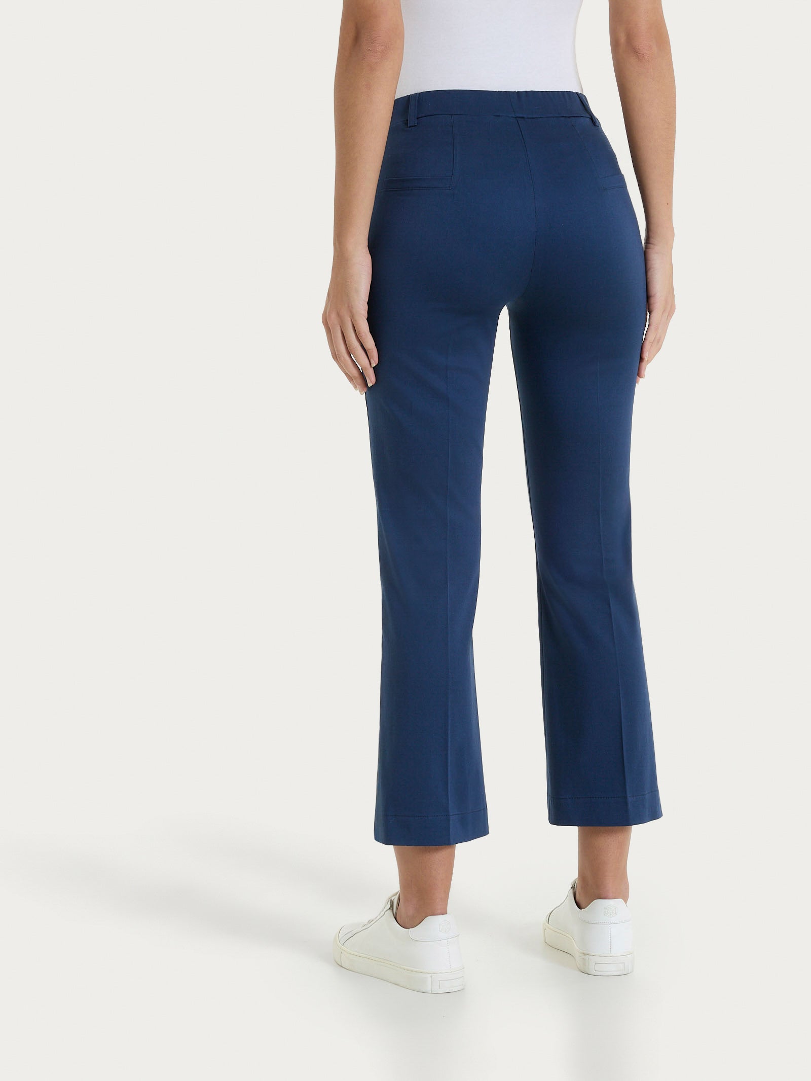 Ragno Satin Power pantalone flare Oceana cotone