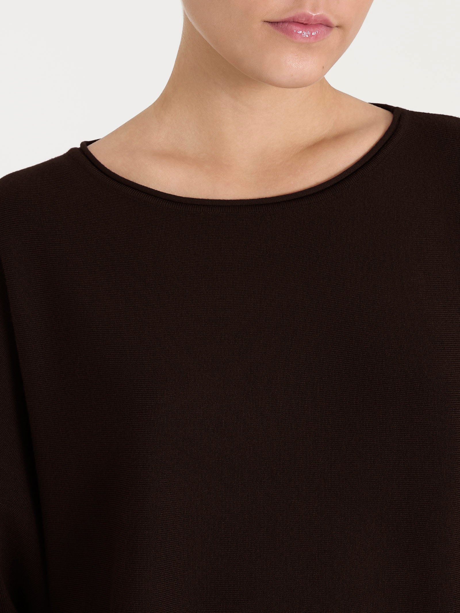 Ragno Four Seasons Maglia pipistrello maglia donna chocolate