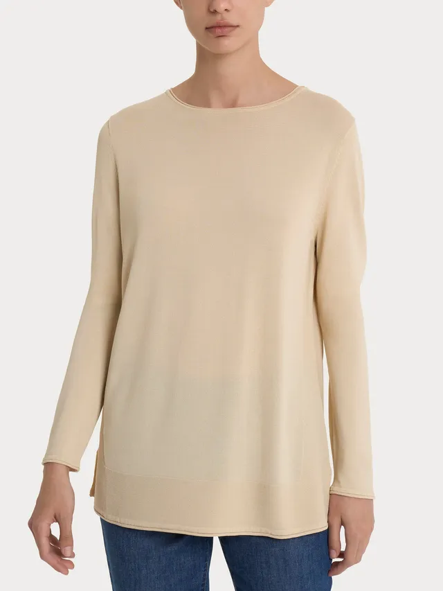 Ragno Crêpe Maglia Barchetta Wood Ash