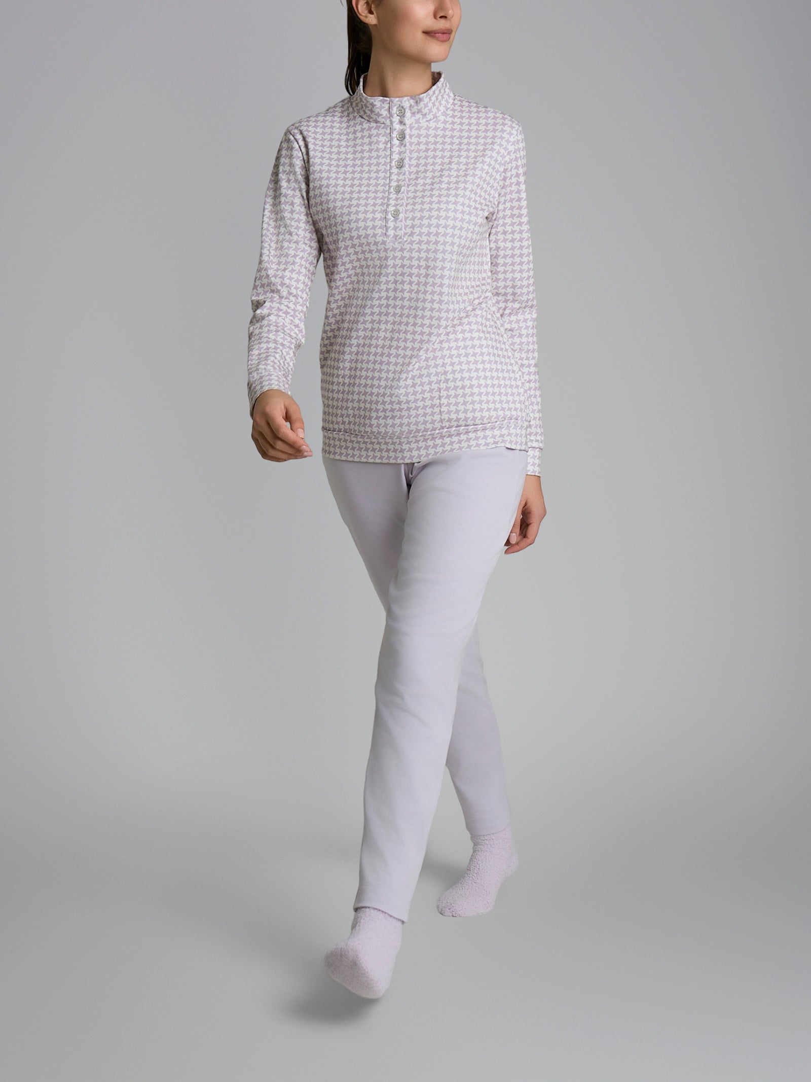 Ragno Jersey Cotone Pigiama Lupetto Lavender Blue Interlock