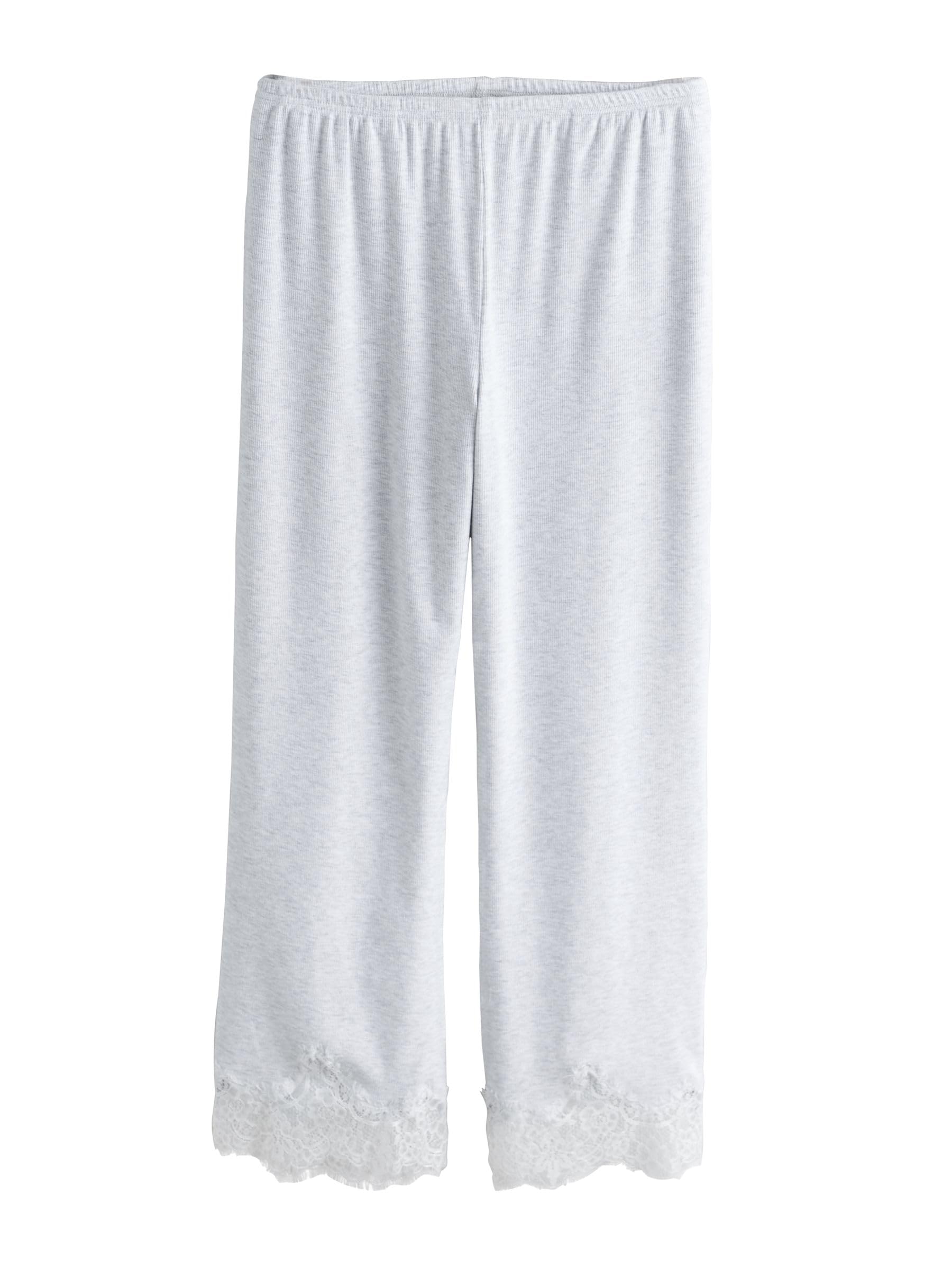 Next pigiama donna maniche lunghe coste pizzo taglia S