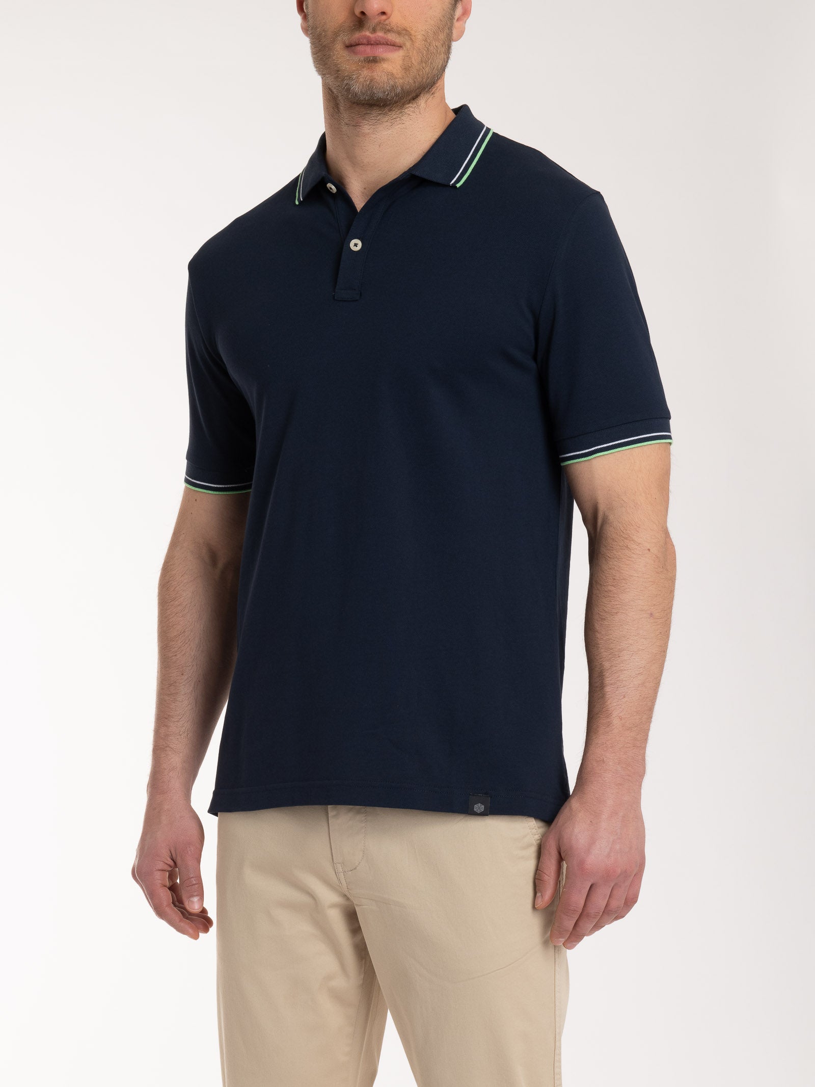 Ragno Eco Cotton Polo Uomo Fant.Dark Piquet Traspirante