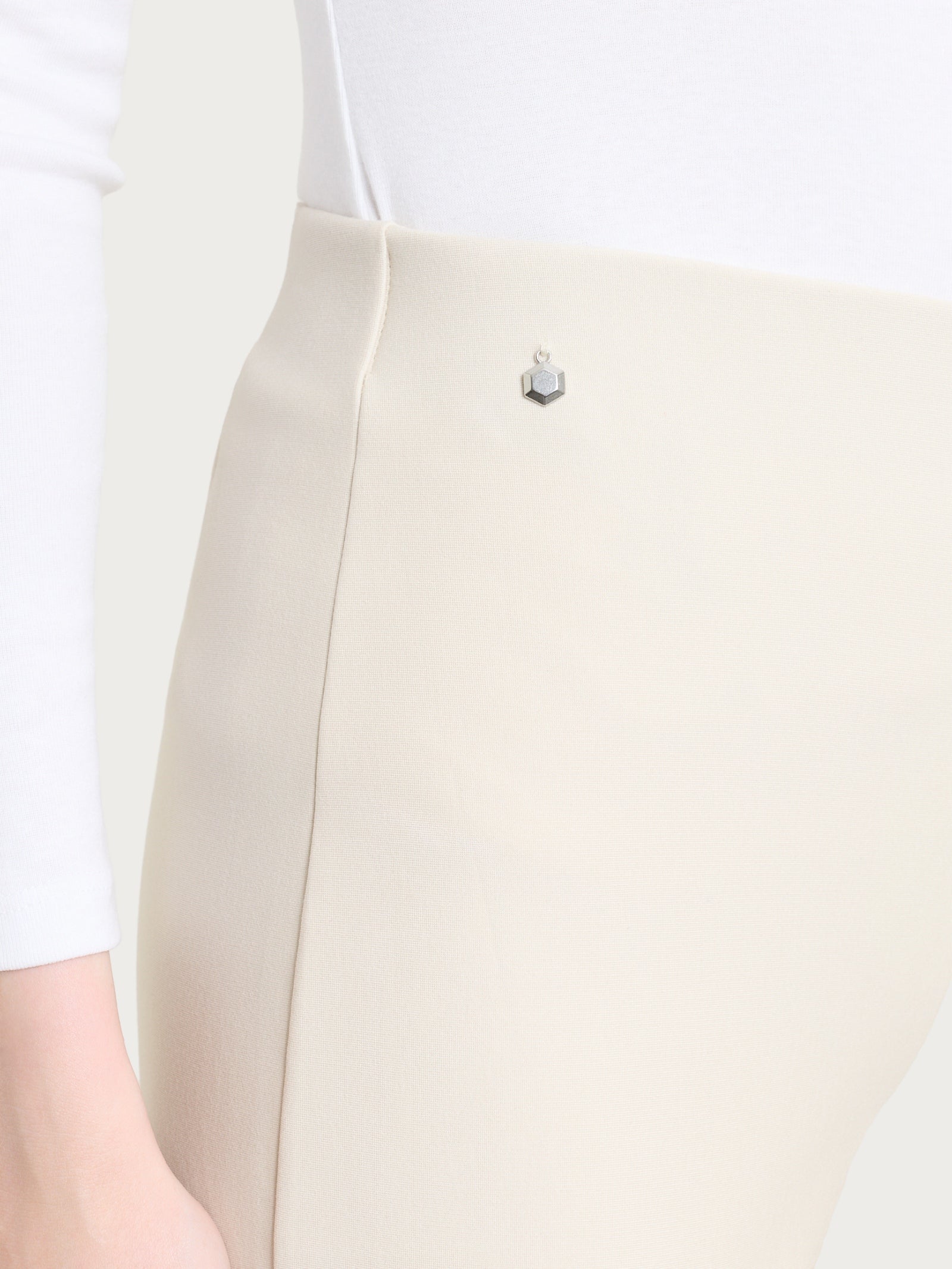 Ragno Compact Pantalone Ampio Viscosa Champignon