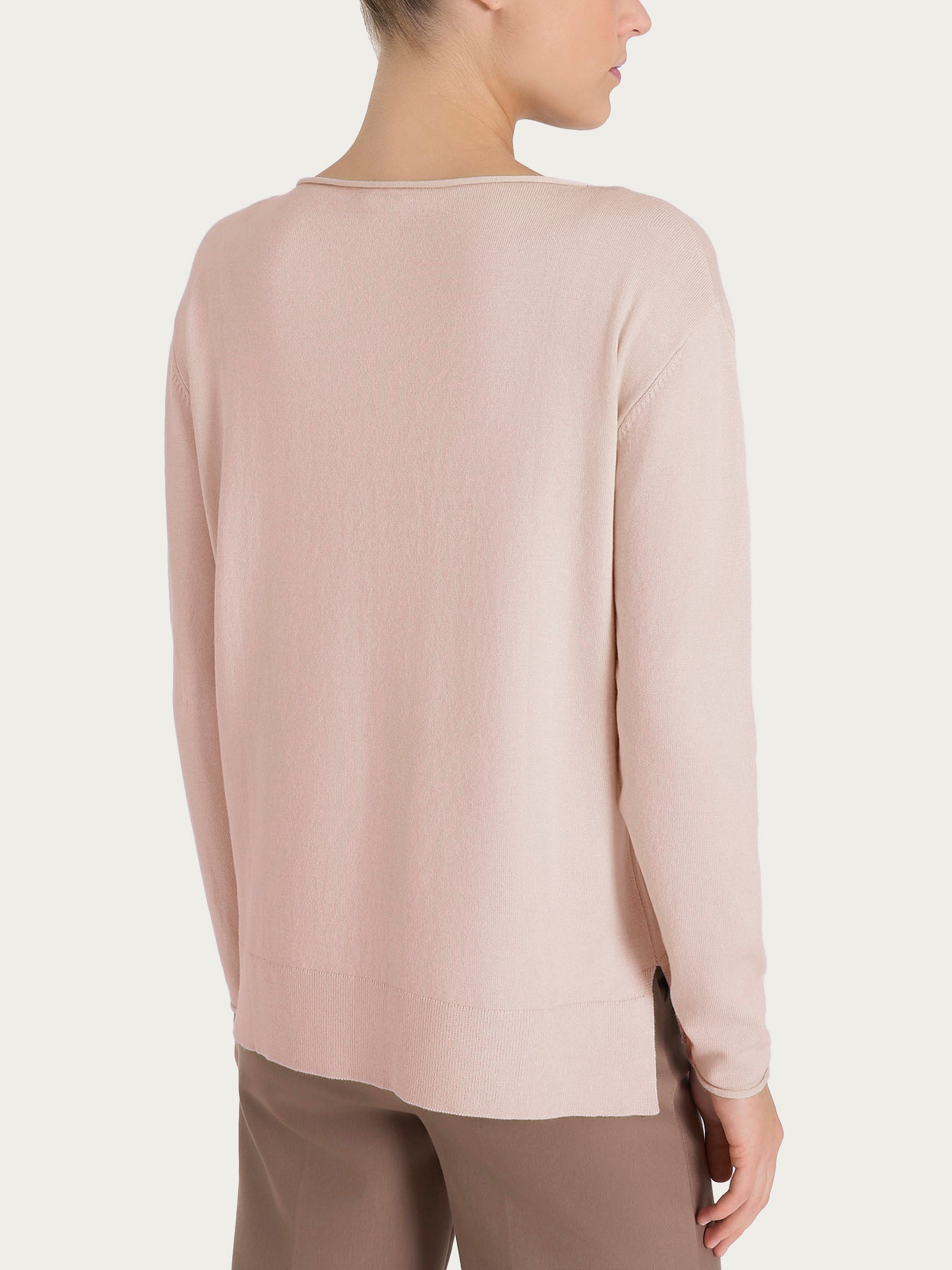 Ragno Four Seasons maglia barchetta Cameo Rose manica lunga
