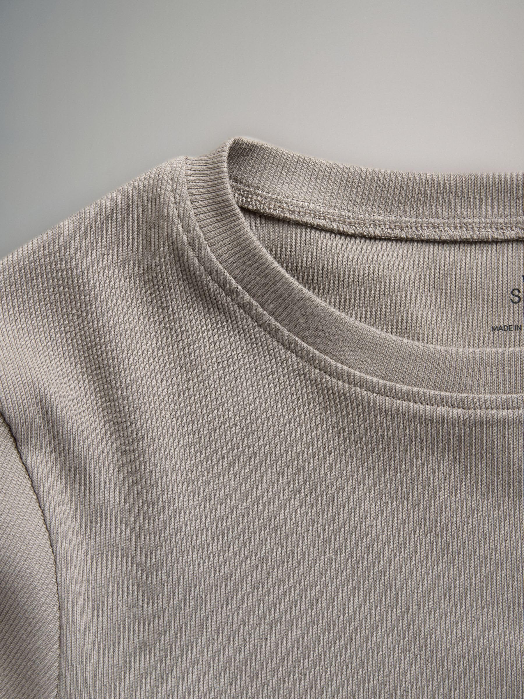Next The Set maglietta a coste manica lunga 4 pezzi vestibilità comoda