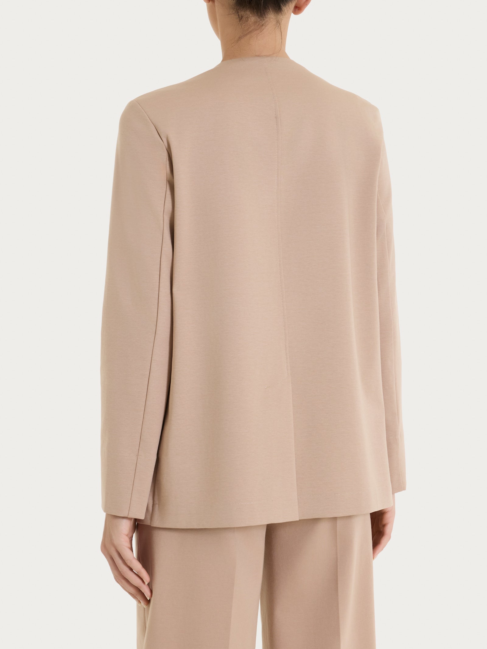 Ragno Compact Light blazer senza revers Warm Taupe over